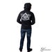 Image of Eye Of Triumph Black Hooded Zip Up/Pullover Sweatshirt Unisex