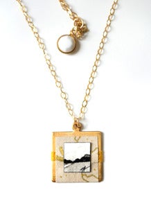 Image of "Josephine" Fine Art Collage Necklace