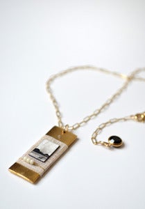 Image of "Genevieve" Fine Art Collage Necklace