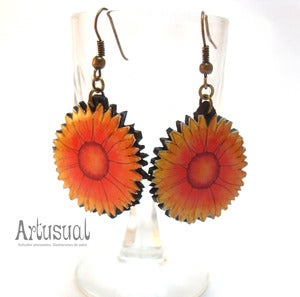 Image of Pendientes girasol.