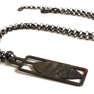 Image of Leaf Necklace- open design