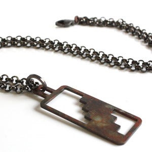 Image of Elongated Balcony Stair necklace