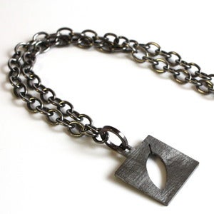 Image of Square Leaf Necklace