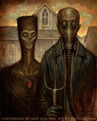 Image of "Post American Gothic"  Limited Edition Canvas Giclee- 16x20"