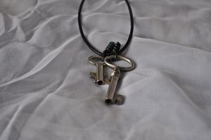 Image of Vintage Double Key-Necklace
