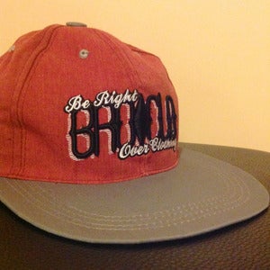 Image of BROCLO Two Tone Snapback (Red/Grey)