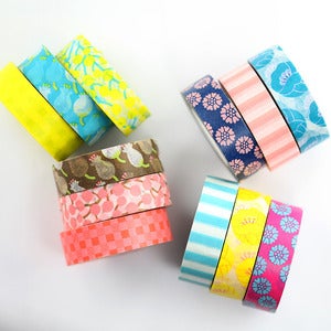 Image of Lily of the Valley + Tulip Washi Tape