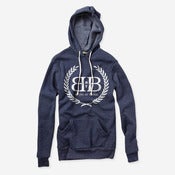 Image of Royal Crest Pullover Hoodie (Navy)