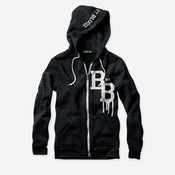 Image of Varsity Zip Hoodie (Black)