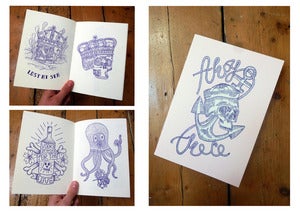 Image of Ahoy There  - Risograph 16 page Zine