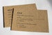 Image of RSVP cards // Letterpress printed wedding stationery, personalised, A7 size