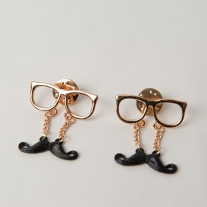 Image of Moustache Collar Pins
