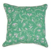 Image of Greta Green/Purple Custom Color Double Sided 22" Pillow 