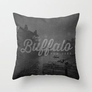 Image of <b>Long Live Buffalo</b><br>Buffalo River<br>Throw Pillow