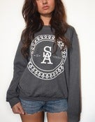 Image of Crest Sweatshirt Grey - Womans
