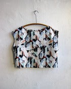 Image of Paper Folds Linen Blouse