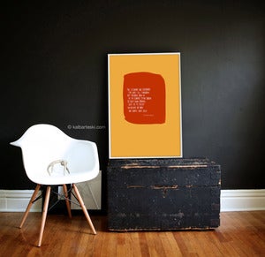 Image of The CLEANING poster print
