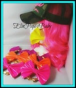 Image of ♥NEON Bow XL Earrings♥ 