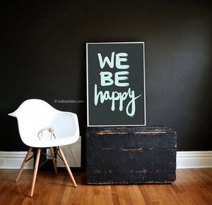 Image of WE BE poster print