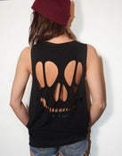 Image of Skull Back Tank Black