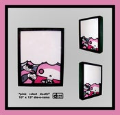Image of pink robot death! die-o-rama