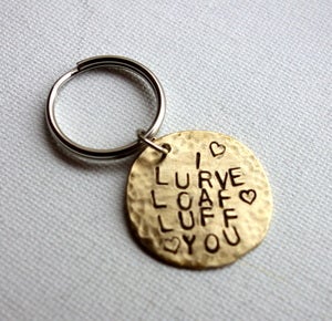 Image of Lurve Loaf  Luff Keychain