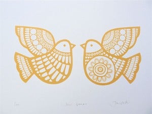 Image of Dove Games Screen Print by Jane Foster