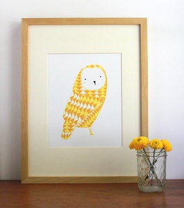 Image of September Owl Illustration by Gingiber