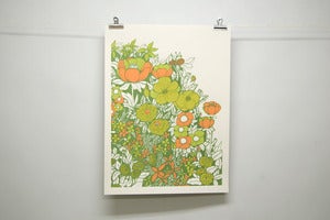 Image of Vintage Floral Poster by Brainstorm