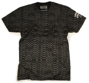 Image of SNAKE TEE | black