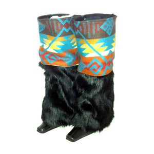 Image of Fur Boot Covers - Coyote Butte