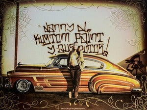 Image of DANNY D KUSTOM PAINT Y QUE PUTOS! POSTER