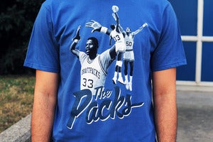 Image of Ewing "Georgetown Beast" T-Shirt l Vintage Hoyas Blue