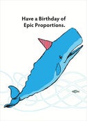 Image of Birthday of Epic Proportions Card