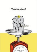 Image of Thanks a Ton Card