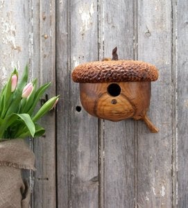 Image of Acorn Birdhouse - Garden Decor
