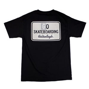Image of Go SKATE SS Pocket Tee in Black
