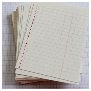 Image of Bulk Vertical Ledger Cards