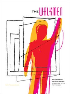 Image of Walkmen Gig Poster