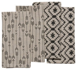Image of Arrow + Adobe Linen Napkins set of 4