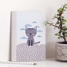 Image of Little Cat on the hill Notebook