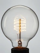 Image of AMERICAN 110v  SMALL GLOBE | loop filament lightbulb | 50W