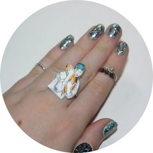 Image of ICONS: Holly Golightly and Cat Ring