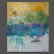 Image of through the woods with texture 24 x 30