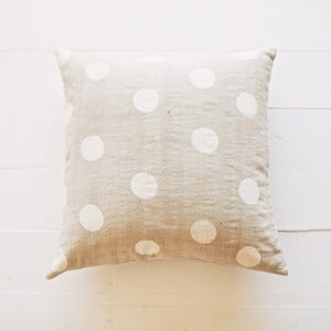 Image of Grey Dot Pillow