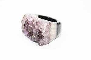 Image of NEW IN! MAGPIE SPARKLE Semi-Precious Drusy Ring (Medium)