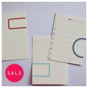 Image of Faux Label Journal Cards