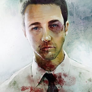 Image of Edward Norton (Tyler Durden) The Fight Club