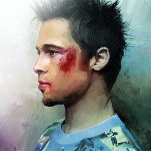 Image of Brad Pitt (Tyler Durden) The Fight Club