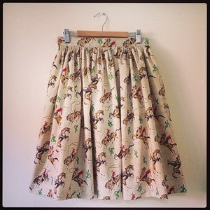 Image of 'I'm a Cowboy' skirt - limited